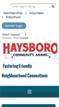 Mobile Screenshot of haysboro.org