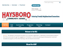 Tablet Screenshot of haysboro.org